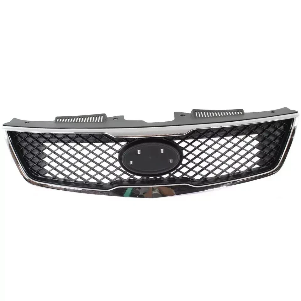 Front Grille Assembly & Headlight Assembly Kit For 2010-2013 Kia Forte — 第 2/4 张图片