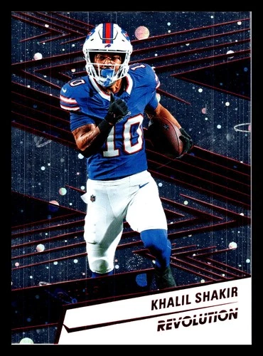 2025 Panini Revolution Football Red Cosmo Khalil Shakir #6