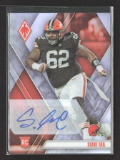2023 Panini Phoenix Football Siaki Ika #191 RC Auto