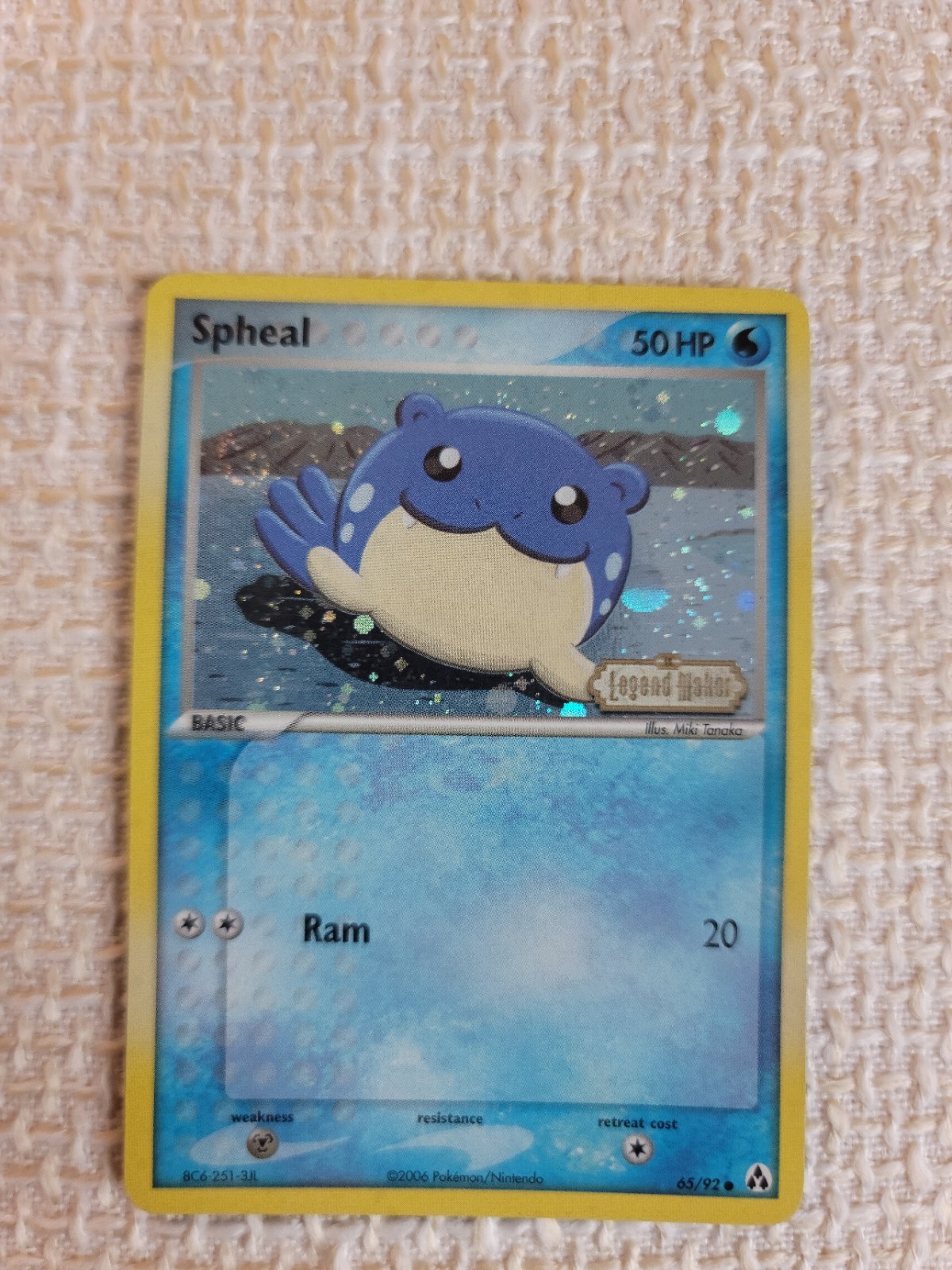 Spheal 65/92 Legend Maker Reverse Holo