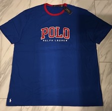 Polo Ralph Lauren Big and Tall Men's Logo T-Shirt Blue Red White New