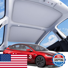 Wigoo Tesla Model 3 Sunshade Roof Never Sag Nano Ice-Crystal Coatings 3-Gen