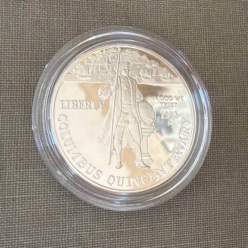 1992 Columbus Quincentenary Commemorative Silver Dollar Proof 🇺🇸