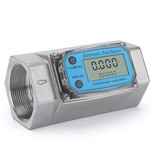 2 Inch Digital Turbine Flow Meter | Fuel Meter, 15.8-132 GPM, NPT 2