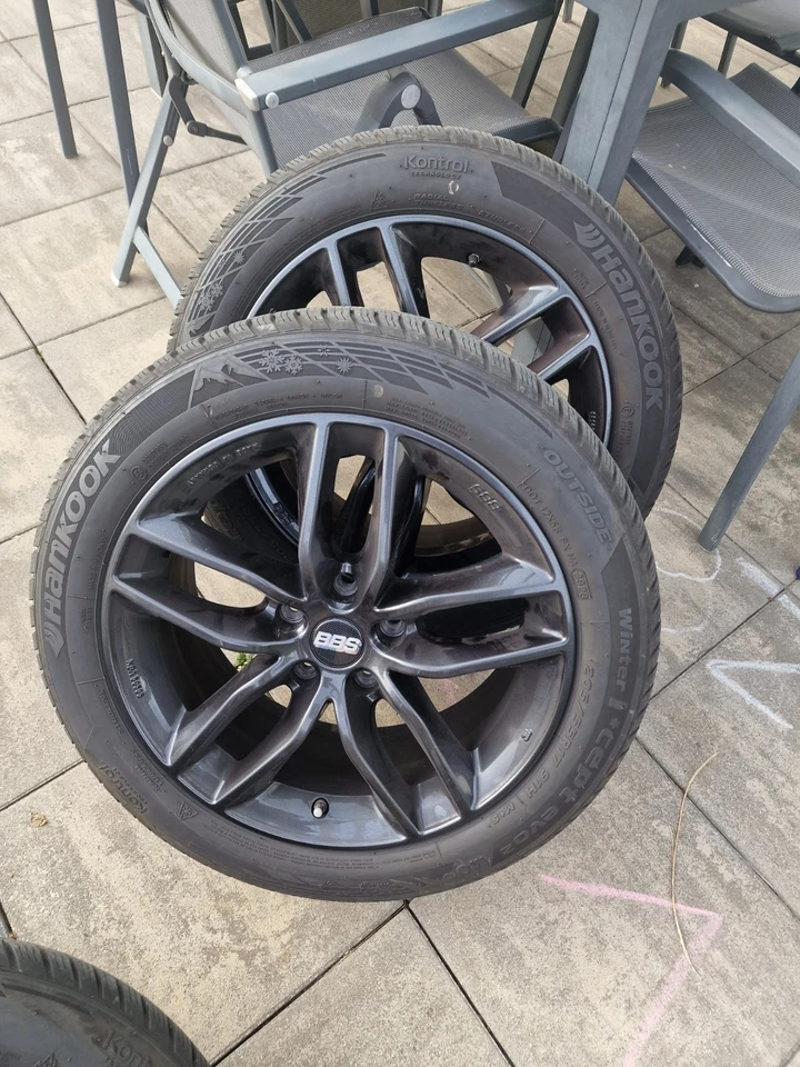 Mercedes A-Klasse W177 BBS Alufelgen mit winterreifen 7,5jx17 H2 - Bild 4 von 4