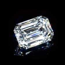 5 Ct Lab-Grown Diamond Loose Emerald Cut Natural D Color VVS1 Clarity Certified