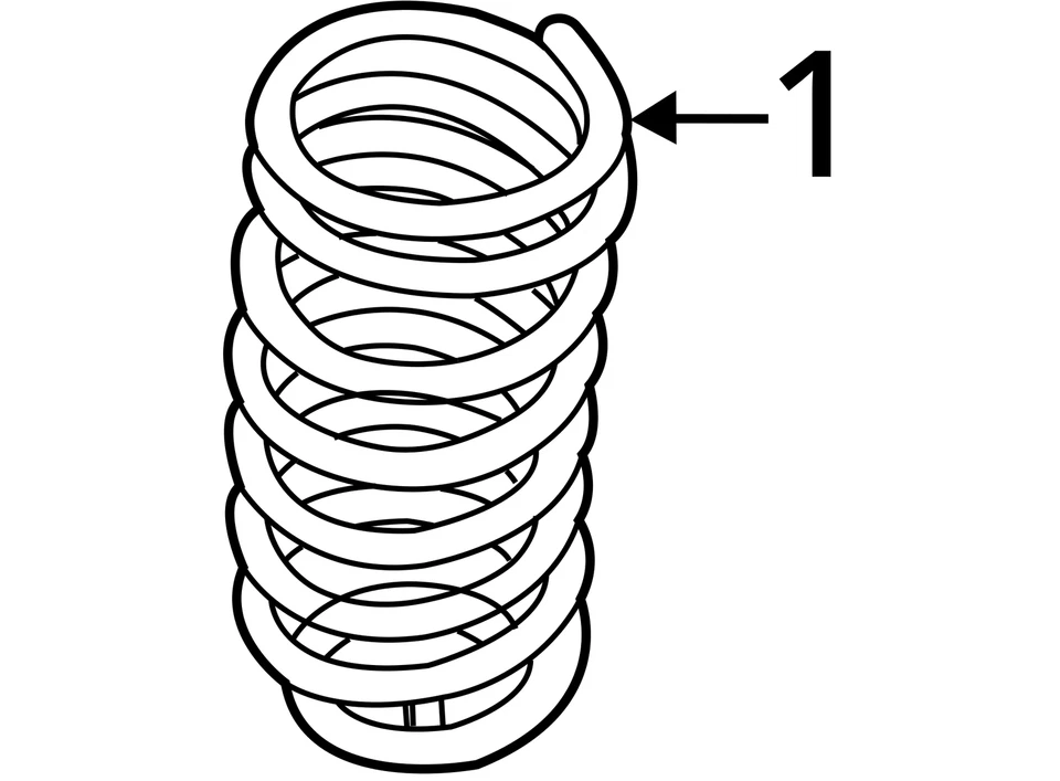 Muelles helicoidales traseros Dodge RAM 2500 2014-2023 usados OEM Foto 4 de 4
