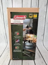 Coleman Dual Fuel Two Mantle Premium Lantern 861 Lumens Runs 7 Hrs New