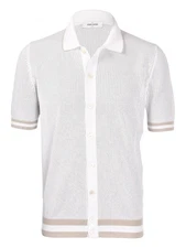 GRAN SASSO men's shirt 57180/20612 002 white