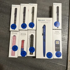 Olight O’Pen Glow EDC Pen with Flashlight and Green Pointer BUNDLES & EXTRA 