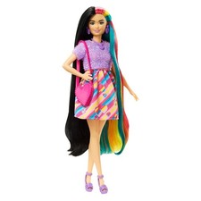 Barbie Totally Hair Heart Theme Doll 8.5in Hair Accessories HCM88 New