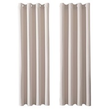 2 Pezzi Tende Oscuranti per Interni Isolanti Termiche con Occhielli Moderne
