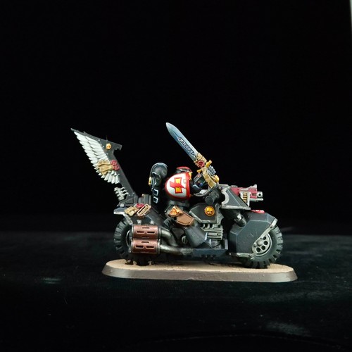 Veteran Bike Squad Deathwatch Painted Space Marines Warhammer 40k - Picture 9 of 10