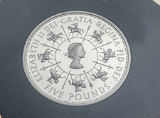 COIN PROOF QUEENS CORONATION 1993 FIVE 5 POUND &pound;5