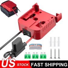 1Pack DIY Power Wheels Adapter Compatible With Milwaukee 18V Battery Dock