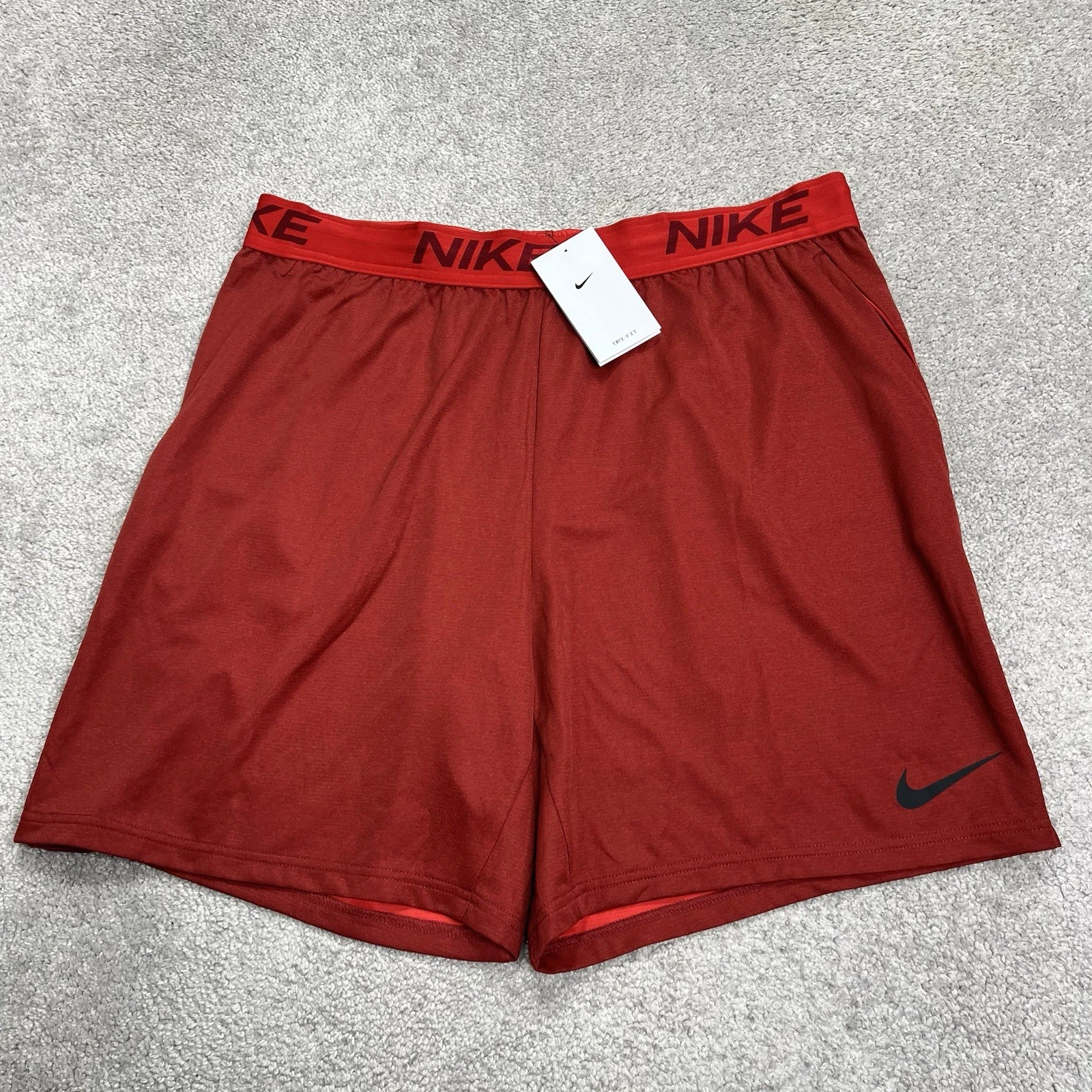 Nike Men's XL Dri-FIT Veneer Knit Training Shorts CZ1265-677 Gym Athletic NWT