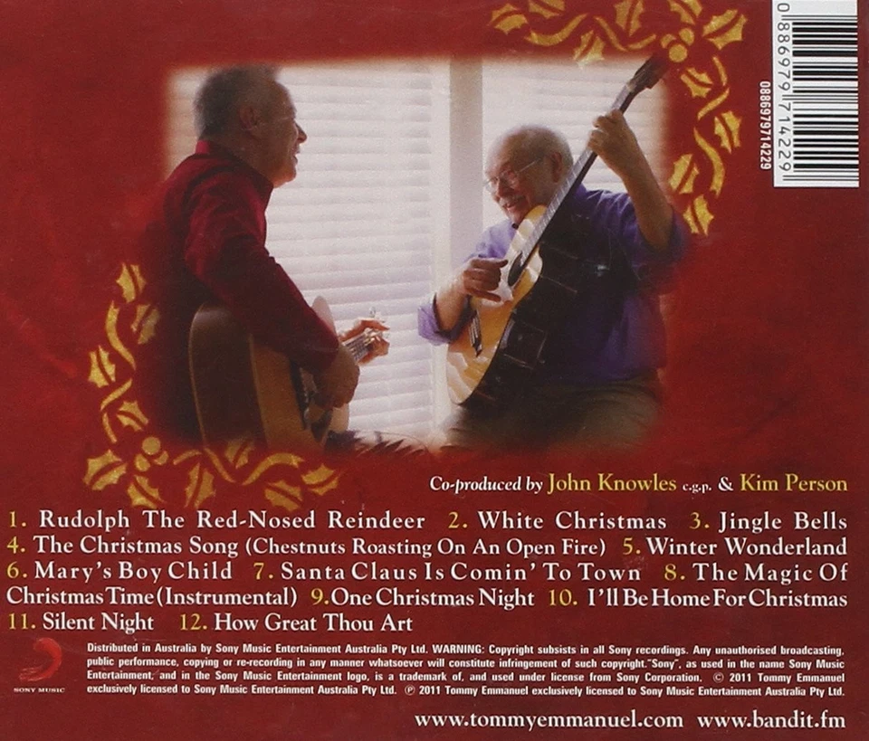 Tommy Emmanuel All I Want for Christmas (CD) - Image 2 of 2