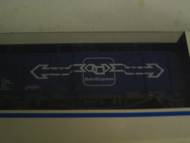 Marklin HO 4832 OBB "Bahn Express" Blue Box Car LNIB - Ltd Edn car in 1994 - Image 4 of 4