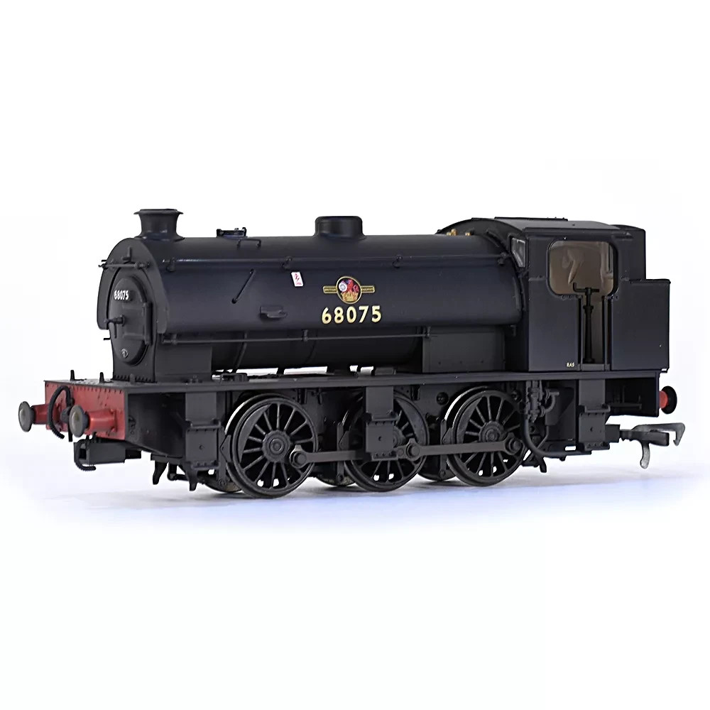 EFE Rail E85001 J94 Saddle Tank 68075 BR Black (Late Crest) (Weathered) - OO