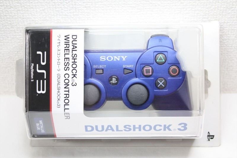 Official Sony Playstation 3 Controller CECHZC2J A2 Dualshock PS3 Blue BOX #531