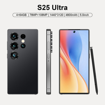 New S25 Ultra 5G Smartphone 5.0'' Factory Unlocked Android Cellphones Dual SIM