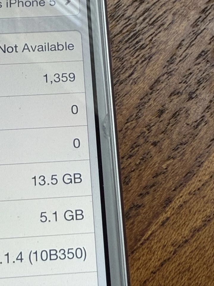 Apple iPhone 5 16GB iOS 6.1.4  - Image 3 of 4