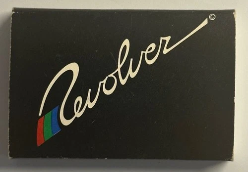 Vintage Revolver bar matchbox from Fabmost