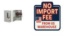 2 Pole, 60 Amp, Indoor, Fusible, General Duty Safety Switch TG3222 Ship By USA.
