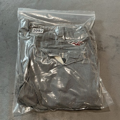 Hollister Shorts Mens 30 Blue White Stripe Cargo Utility Skate Beach Y2K 90s - 第 7/7 張圖片