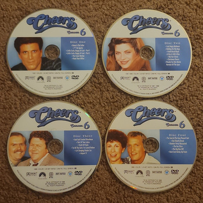 Paramount Cheers Season 6 DVD NTSC Full Screen 1987 NR English Ted Danson
