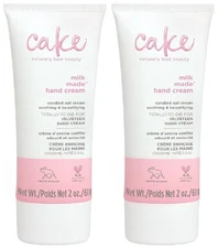 Pack 2 Cake Beauty Milk Made Velveteen Hand Cream, 2 Ounces