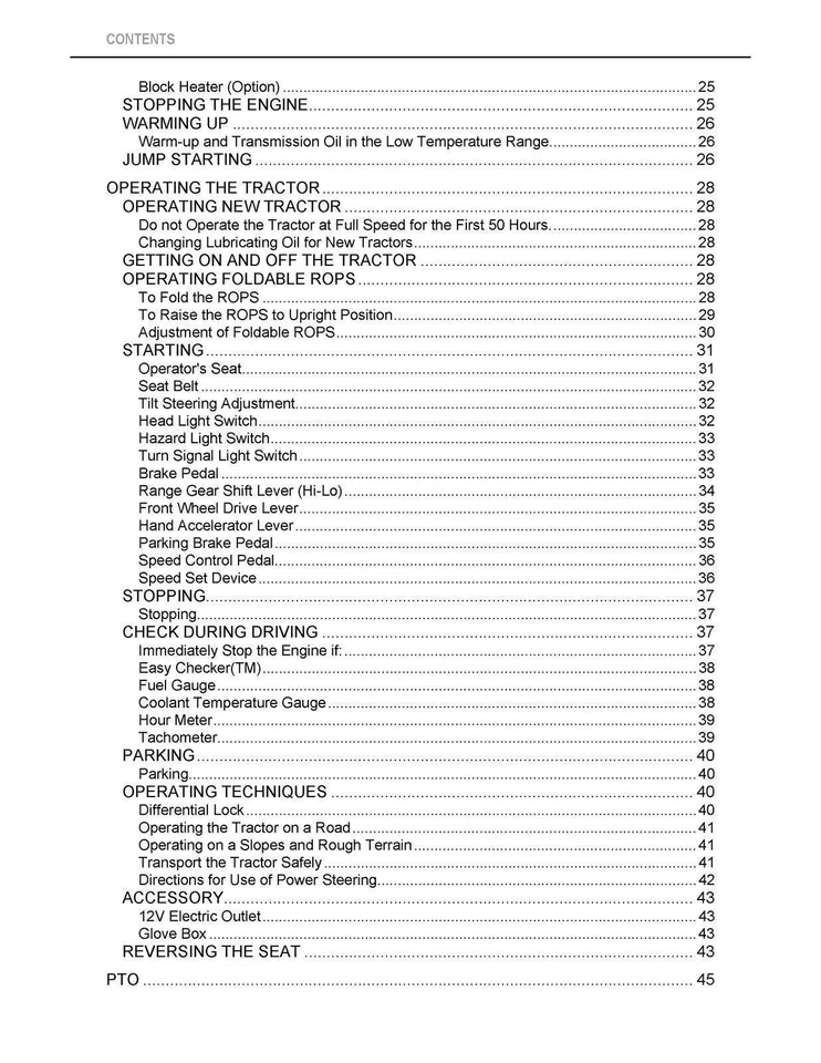 KUBOTA Tractor BX23S LA340 BT603 Operators Manual OWNERS Instruction Book - Image 3 of 4