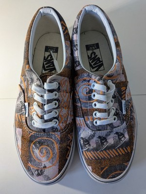 Vans Van Doren Hoffman Print Tribal Orange Low Top UK Size 6 EU 39 Top Zustand