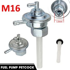 Benzinhahn Kraftstoffhahn Unterdruck M16x1,5 passend für 4T Roller Kymco SYM GY6