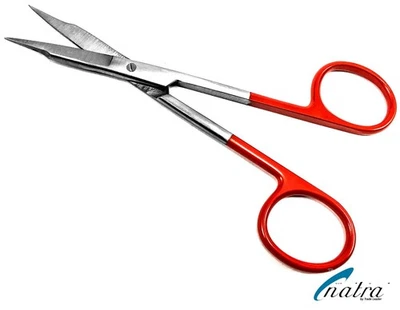 Shears Straight 5 1/8in Point Micro Serrated Thread Scissors Nail Craft - Image 1 of 4
