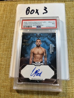 2025 Topps UFC Knockout - Knockout Autographs Christian Rodriguez #KA-CR /299...