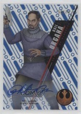 2016 Star Wars High Tek Blue Rainbow 58/75 Phil LaMarr as Bail Organa Auto w6f