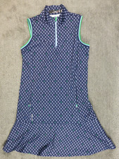 Ralph Lauren X Tennis Pickleball Sport Dress Navy Pineapple Print Medium NWOT