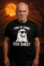 This is Some Boo Sheet Funny Halloween Boo Ghost Costume Vintage Men's T-Shirt