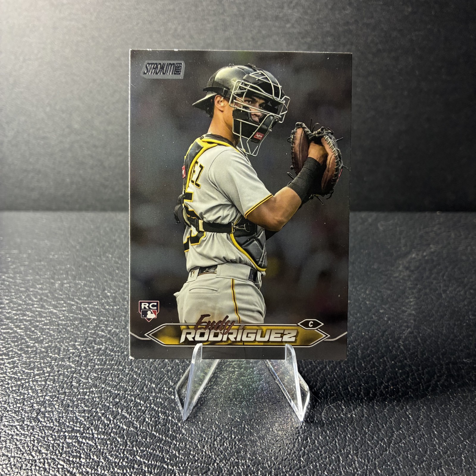 2024 Topps Stadium Club - Endy Rodriguez #249 Black Foil (RC)