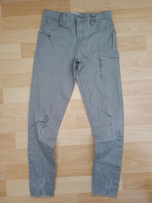 Primark Mädchen Hose Ripped Jeans Grau Größe 146