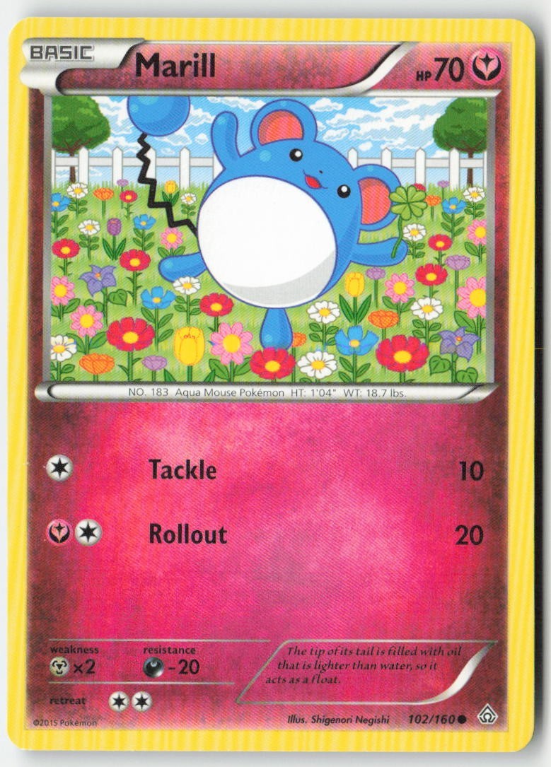 Marill 102/160 Common MP Regular - Primal Clash