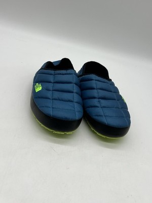 The North Face ThermoBall Traction V Men s Sz 10 Blue Green Mules Slippers Shoes