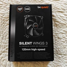 be quiet! Silent Wings 3 2200 RPM PWM Computer Fan 120mm High-Speed Brand New 