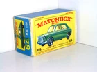 Reconstructed Original E4 Box for Lesney Matchbox #64b M.G. 1100