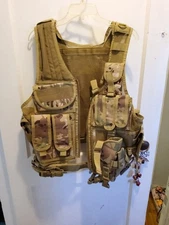 Yakeda Quick Release Tactical Outdoor Vest  Army Camo