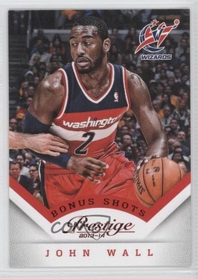 2013-14 Panini Prestige Red Bonus Shots John Wall #80 b9u