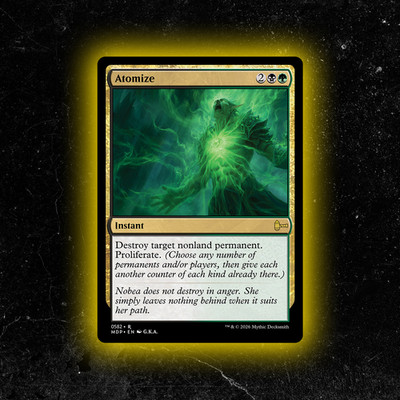 Atomize - Custom MTG Commander Card