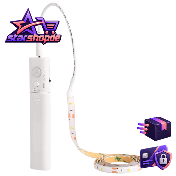 LED Schrankbeleuchtung Mit Bewegungsmelder 150Cm Batteriebetrieben FüR Kinder-image