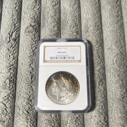 1885 Morgan Silver Dollar New Orleans NGC MS 66 Uncirculated 0.9 Fine $1